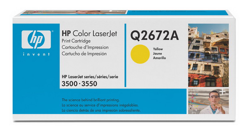 Картридж HP Q2672A (Желтый)